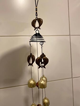 Deprem Çanı Zili Rüzgar Çanı Zili Feng Shui Yin Yang Yunus