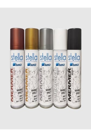 Bianca Stella Mermer Desenli Sprey Boya