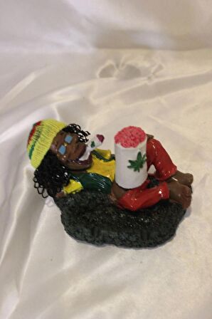 Küllük Muzip Kültablası Bob Marley Çiçek