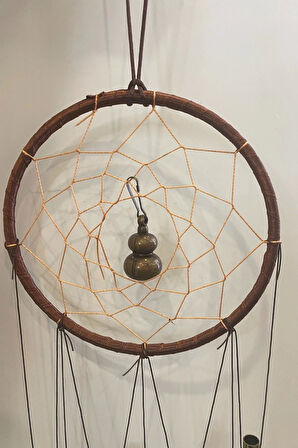 Deprem Zili Çanı Duvar Rüzgar Çanı Zili Feng Shui Ejderha Yılı Metal Wu Lou Kabak Dream Catcher Budha Buda Objeli