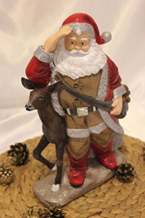 Noel Baba Ve Geyiği Mutlu Yıllar Happy Christmas Santa Claus