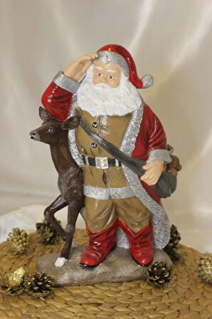 Noel Baba Ve Geyiği Mutlu Yıllar Happy Christmas Santa Claus