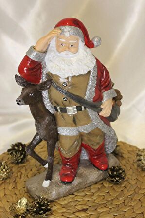 Noel Baba Ve Geyiği Mutlu Yıllar Happy Christmas Santa Claus