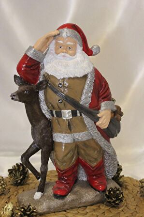 Noel Baba Ve Geyiği Mutlu Yıllar Happy Christmas Santa Claus