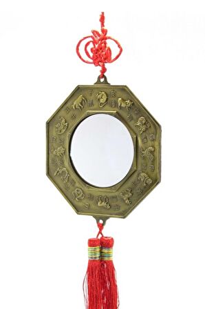 Feng Shui Bagua Aynası Ba Gua Yin-Yang Yin Yang Nazar