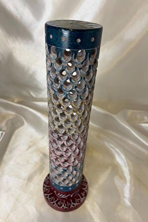 Yedi Çakra 7 Çakra Hand Made El İşi Feng Shui Ejderha Yılı Doğal Obsidyen Taşı Çubuk Konik Tütsülük kule