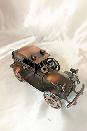 Metal Araba Dekoratif Maket El Yapımı Oyuncak