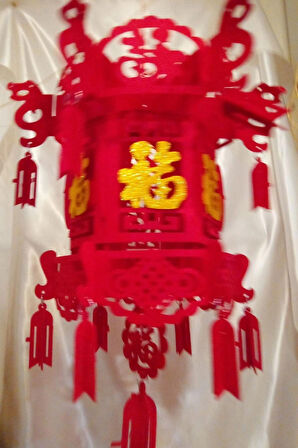 Feng Shui Ejderha Yılı Abajur Budha Buda Sokak Süsü Çin Feneri Japon Feneri Tak Koruyucu Noel