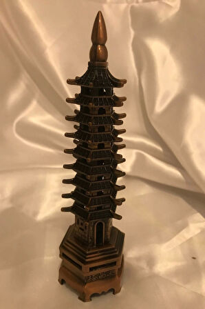 Pagoda Koruyucu Feng Shui Bereket Şans Mutluluk Ejderha Çin Paralı Feng Sui Pagoda