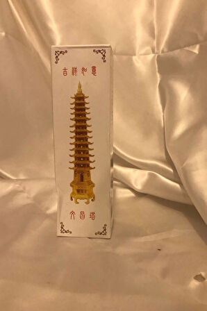 Pagoda Koruyucu Feng Shui Bereket Şans Mutluluk Ejderha Çin Paralı Feng Sui Pagoda