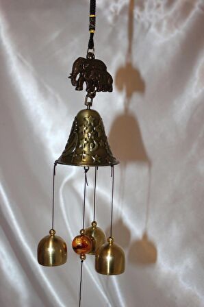 Deprem Zili Çanı Rüzgar Çanı Zili Feng Shui Yin Yang Fil 01