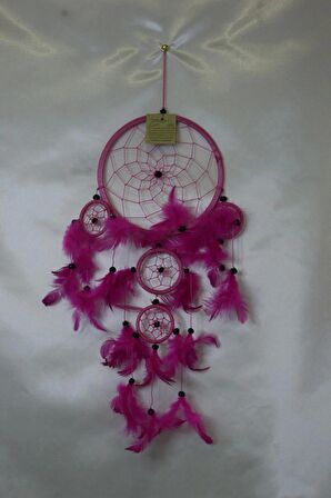 Dream Catcher Düş Kapanı Pembe 17 Cm