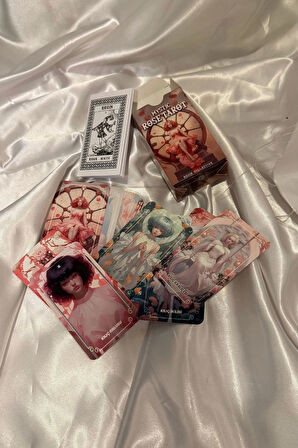 Tarot Orjinal Tarot Kart Mystic Rose Tarot Destesi Ve Kitabı Pembe