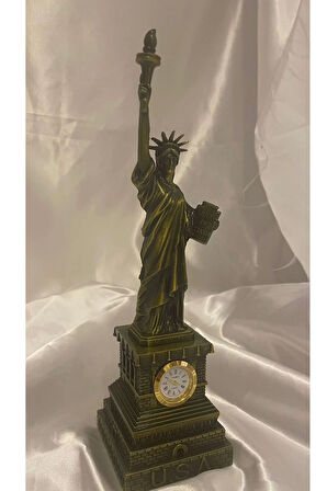 Özgürlük Anıtı Heykeli Saatli New York'un Sembolü Özgürlük Heykeli