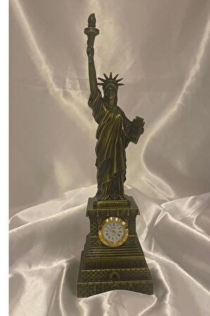 Özgürlük Anıtı Heykeli Saatli New York'un Sembolü Özgürlük Heykeli
