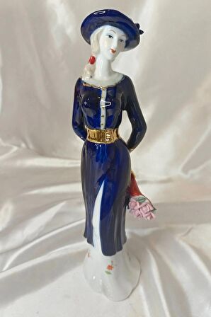 El İşi Seramik Biblo Heykel Buket Çiçek