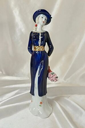 El İşi Seramik Biblo Heykel Buket Çiçek