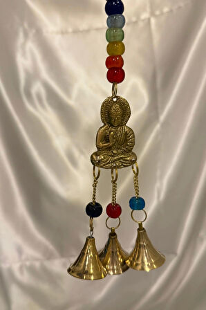 Rüzgar çanı deprem zili çanı kapı zili Pirinç Buda Budha
