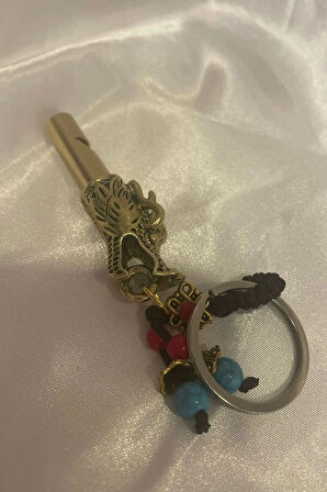 Deprem Düdüğü Koruyucu Ejderha Objeli Feng Shui Ejder Nefesi Dragon Anahtarlık
