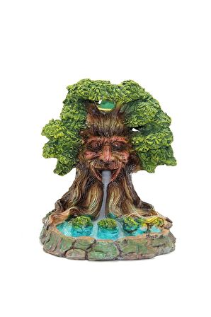 Geri Akış Tütsülük Ters Akış Konik Çubuk Tütsü Seramik Feng Sui Budha Yaşam Ağacı