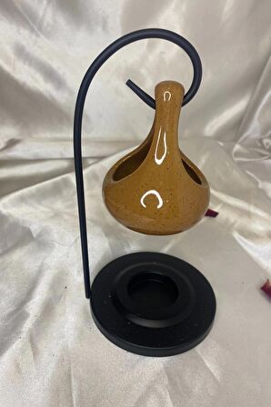 Buhardanlık Metal Ayaklı Buhurdanlık Kahve