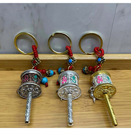 Feng Shui İyi Şanslar Çin Parası Servet Anahtarlık Araba Süs Feng Shui Metal Şans Çarkı