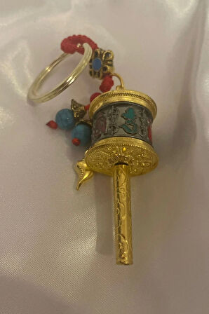 Feng Shui İyi Şanslar Çin Parası Servet Anahtarlık Araba Süs Feng Shui Metal Şans Çarkı