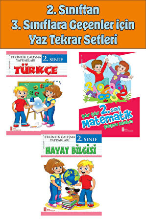 2.Sınıftan 3.Sınıfa Geçenler İçin Yaz Tekrar Setleri 2