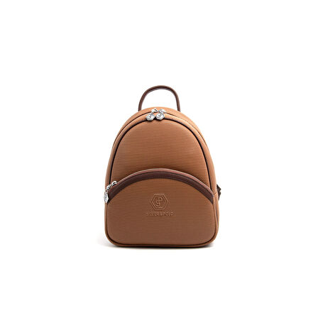 Silver Polo  Kadın  945-45561 SILVER POLO SIRT ÇANTASI M86 KARAMEL-MAT KAHVE