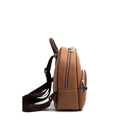 Silver Polo  Kadın  945-45561 SILVER POLO SIRT ÇANTASI M86 KARAMEL-MAT KAHVE