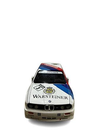 Hobbiez World 1:24 BMW M3 E30 DTM Warsteiner Die-Cast Metal Model Araba