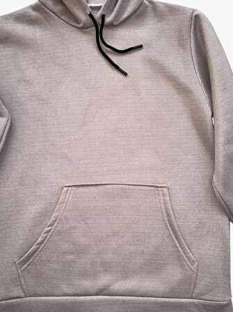 Kapüşonlu 3 İplik Sweatshirt