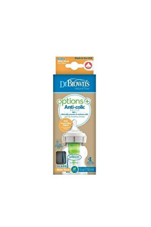 Dr. Brown's 150 ml Cam Yenidoğan Yeni Geniş Ağız