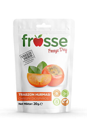 Cennet Hurması Kıtırı - Freeze Dried - Üretici Firmadan Dondurularak Kurutulmuş Trabzon Hurması 20g