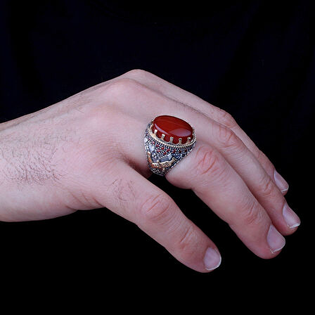 Hançer Modelli 925 Ayar Erkek Gümüş Yüzük