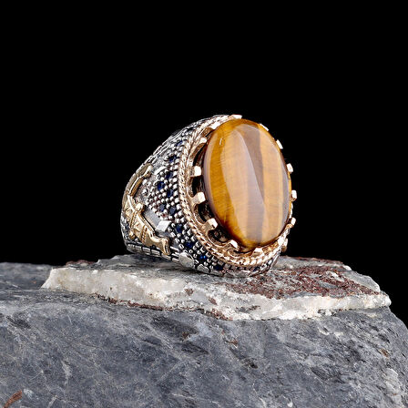 Hançer Modelli 925 Ayar Erkek Gümüş Yüzük