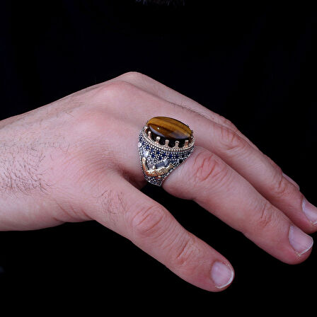 Hançer Modelli 925 Ayar Erkek Gümüş Yüzük