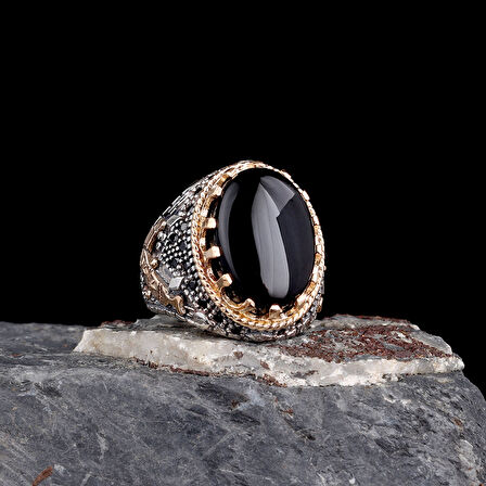 Hançer Modelli 925 Ayar Erkek Gümüş Yüzük