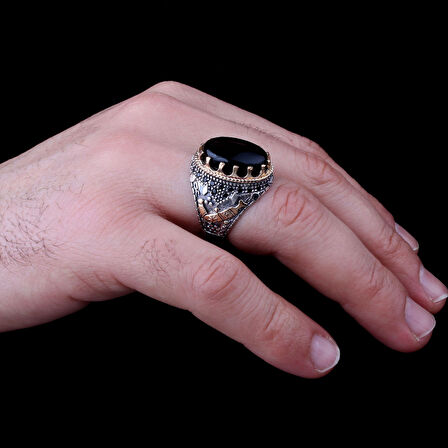 Hançer Modelli 925 Ayar Erkek Gümüş Yüzük