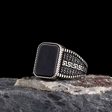 Senin Silver – Derin İz 925 | Sanatsal Dokulu Gümüş Yüzük