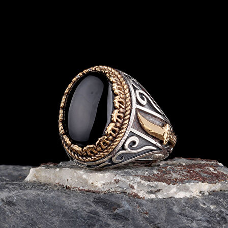 Senin Silver – Son Nefes 925 | Maskülen Formda El İşçiliği Yüzük