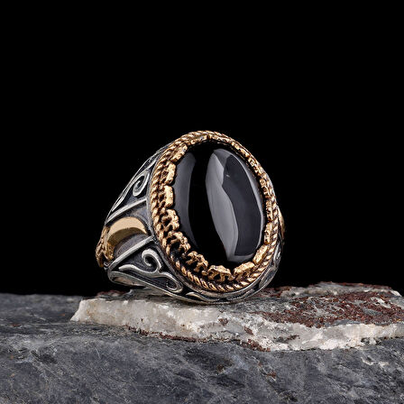 Senin Silver – Son Nefes 925 | Maskülen Formda El İşçiliği Yüzük