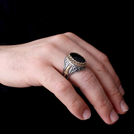 Senin Silver – Son Nefes 925 | Maskülen Formda El İşçiliği Yüzük