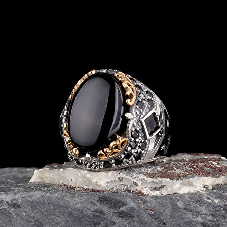 Senin Silver – Son Nefes 925 | Maskülen Formda El İşçiliği Yüzük