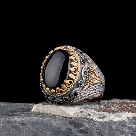 Senin Silver – Son Nefes 925 | Maskülen Formda El İşçiliği Yüzük