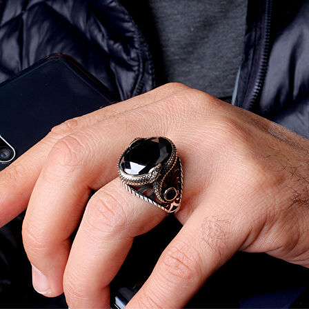 Senin Silver – Mühr-ü Erk 925 | Gücün Sembolü Gümüş Erkek Yüzük