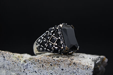 Senin Silver – Sancak 925 | Zafer Temalı Erkek Gümüş Yüzük