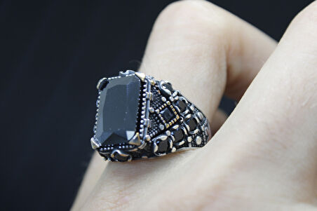 Senin Silver – Sancak 925 | Zafer Temalı Erkek Gümüş Yüzük