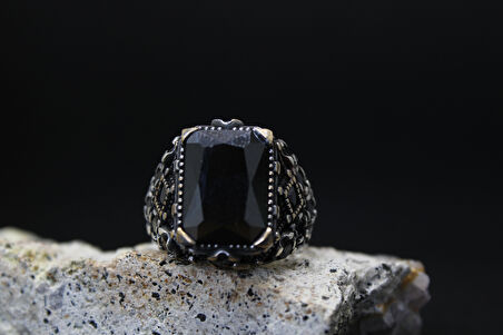 Senin Silver – Sancak 925 | Zafer Temalı Erkek Gümüş Yüzük