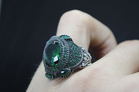 Senin Silver 925 Ayar Erkek Gümüş Yüzük – Hatt-ı Aşk El İşçiliği